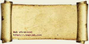 Jana Kalinić vizit kartica